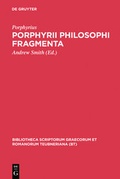 Cover: Porphyrii Philosophi fragmenta - De Gruyter