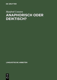 Abbildung von: Anaphorisch oder deiktisch? - De Gruyter