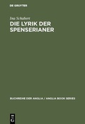 Cover: Die Lyrik der Spenserianer - De Gruyter