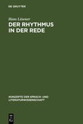 Cover: Der Rhythmus in der Rede - De Gruyter