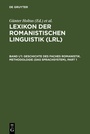 Bild: Geschichte des Faches Romanistik. Methodologie (Das Sprachsystem) - De Gruyter
