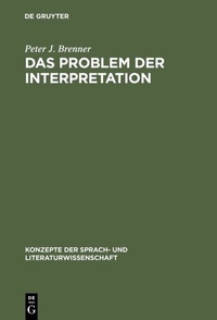 Enlarge image Cover: Das Problem der Interpretation - De Gruyter