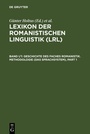 Bild: Geschichte des Faches Romanistik. Methodologie (Das Sprachsystem) - De Gruyter