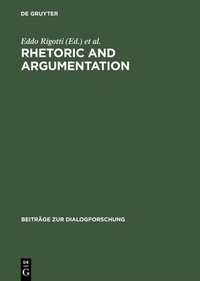 Abbildung von: Rhetoric and Argumentation - De Gruyter