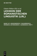 Cover: Aragonesisch / Navarresisch, Spanisch, Asturianisch / Leonesisch - De Gruyter