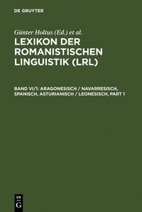 Abbildung von: Aragonesisch / Navarresisch, Spanisch, Asturianisch / Leonesisch - De Gruyter