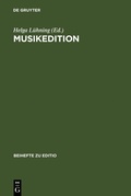 Cover: Musikedition - De Gruyter