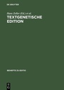 Cover: Textgenetische Edition - De Gruyter