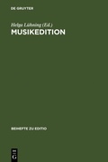 Cover: Musikedition - De Gruyter