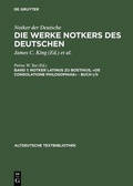 Cover: Boethius, &raquo;De consolatione Philosophiae&laquo; - Buch I/II - De Gruyter