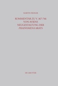 Cover: Kommentar zu V. 367-746 von Aviens Neugestaltung der Phainomena Arats - De Gruyter