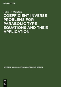 Abbildung von: Coefficient Inverse Problems for Parabolic Type Equations and Their Application - De Gruyter