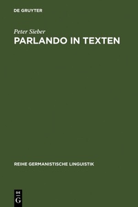 Abbildung von: Parlando in Texten - De Gruyter