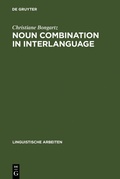 Cover: Noun Combination in Interlanguage - De Gruyter