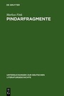 Cover: Pindarfragmente - De Gruyter