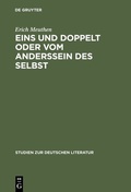 Cover: Eins und doppelt oder Vom Anderssein des Selbst - De Gruyter