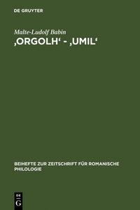 Abbildung von: 'orgolh' - 'umil' - De Gruyter