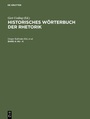 Cover: Historisches W&ouml;rterbuch der Rhetorik / Hu - K - De Gruyter