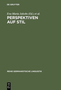 Abbildung von: Perspektiven auf Stil - De Gruyter