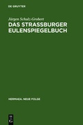 Cover: Das Stra&szlig;burger Eulenspiegelbuch - De Gruyter