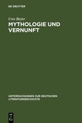 Cover: Mythologie und Vernunft - De Gruyter