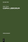 Cover: Copia librorum - De Gruyter