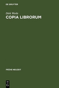 Enlarge image Cover: Copia librorum - De Gruyter