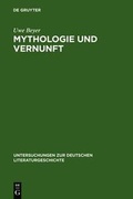 Cover: Mythologie und Vernunft - De Gruyter