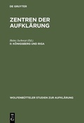 Cover: K&ouml;nigsberg und Riga - De Gruyter