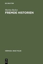 Cover: Fremde Historien - De Gruyter