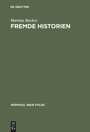 Cover: Fremde Historien - De Gruyter