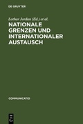 Cover: Nationale Grenzen und internationaler Austausch - De Gruyter