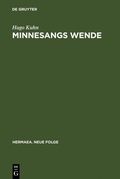 Cover: Minnesangs Wende - De Gruyter