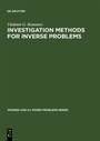 Cover: Investigation Methods for Inverse Problems - De Gruyter