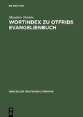 Cover: Wortindex zu Otfrids Evangelienbuch - De Gruyter