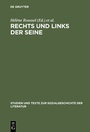 Cover: Rechts und links der Seine - De Gruyter