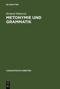 Cover: Metonymie und Grammatik - De Gruyter