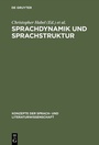 Cover: Sprachdynamik und Sprachstruktur - De Gruyter