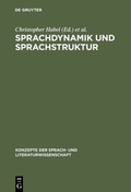 Cover: Sprachdynamik und Sprachstruktur - De Gruyter