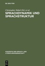 Cover: Sprachdynamik und Sprachstruktur - De Gruyter