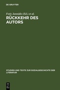 Cover: R&uuml;ckkehr des Autors - De Gruyter