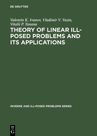 Abbildung von: Theory of Linear Ill-Posed Problems and its Applications - De Gruyter