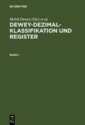 Cover: Dewey-Dezimalklassifikation und Register - De Gruyter Saur