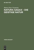 Cover: Natura sagax - Die geistige Natur - De Gruyter