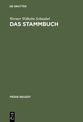 Cover: Das Stammbuch - De Gruyter