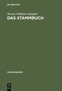 Cover: Das Stammbuch - De Gruyter