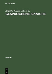 Abbildung von: Gesprochene Sprache - De Gruyter
