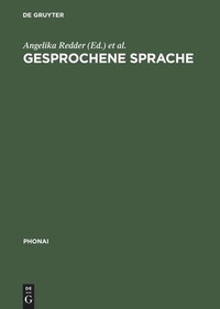 Enlarge image Cover: Gesprochene Sprache - De Gruyter