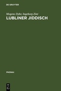 Cover: Lubliner Jiddisch - De Gruyter