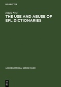 Cover: The Use and Abuse of EFL Dictionaries - De Gruyter